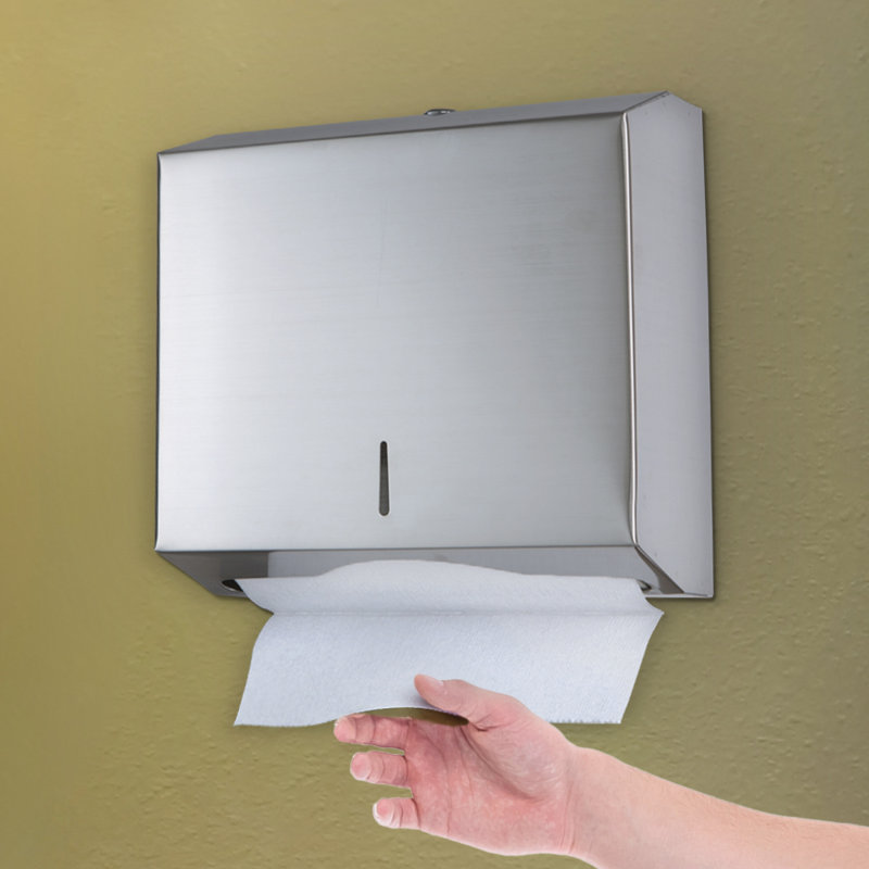 Alpine Industries CFold/Multifold Paper Towel Dispenser Wayfair